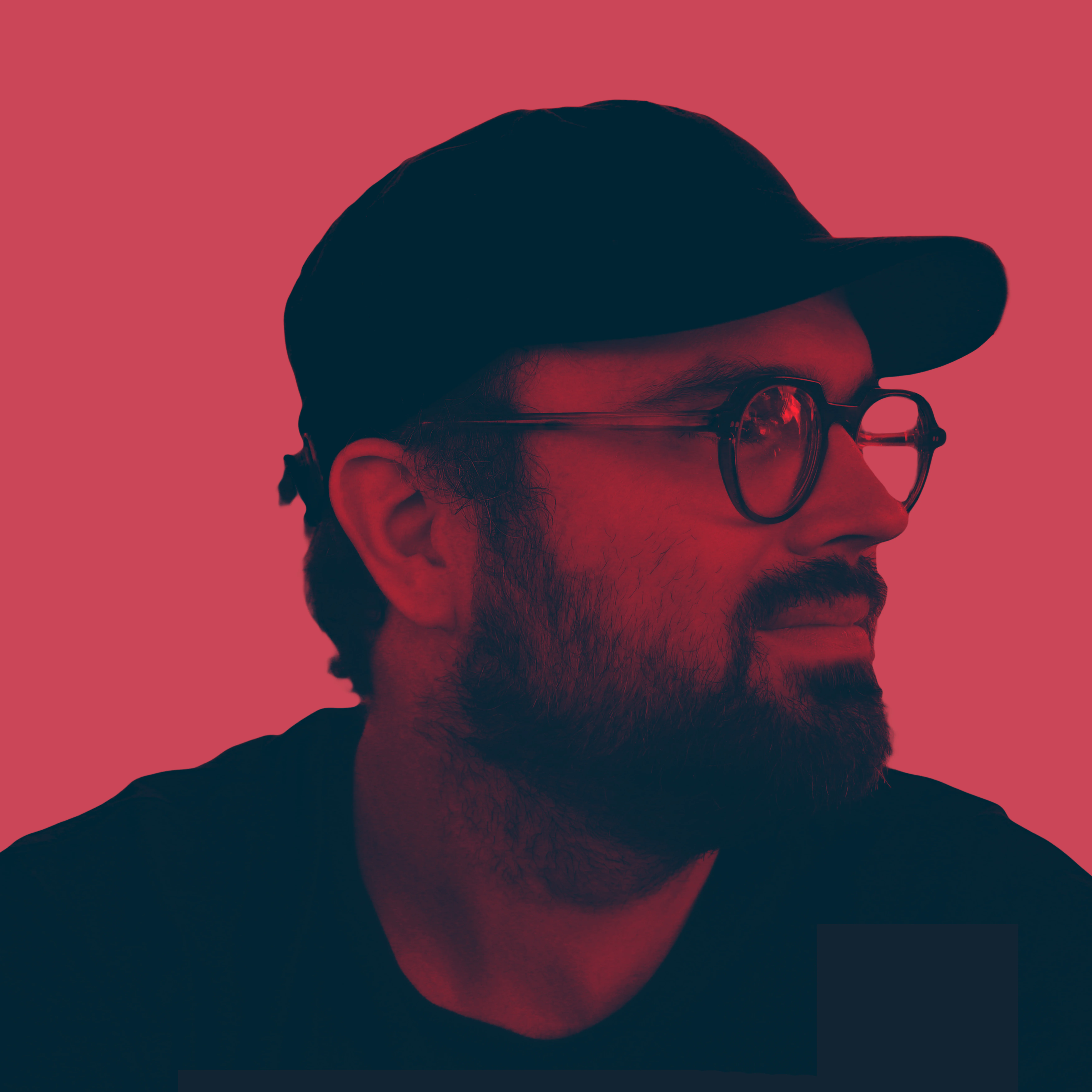 Flavien Caffier en train de dessiner