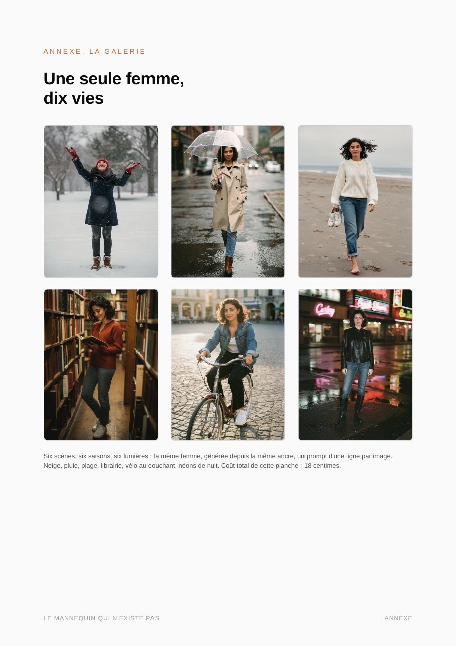 Aperçu du guide, la page galerie